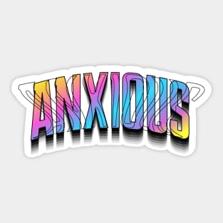 Anxious Sticker